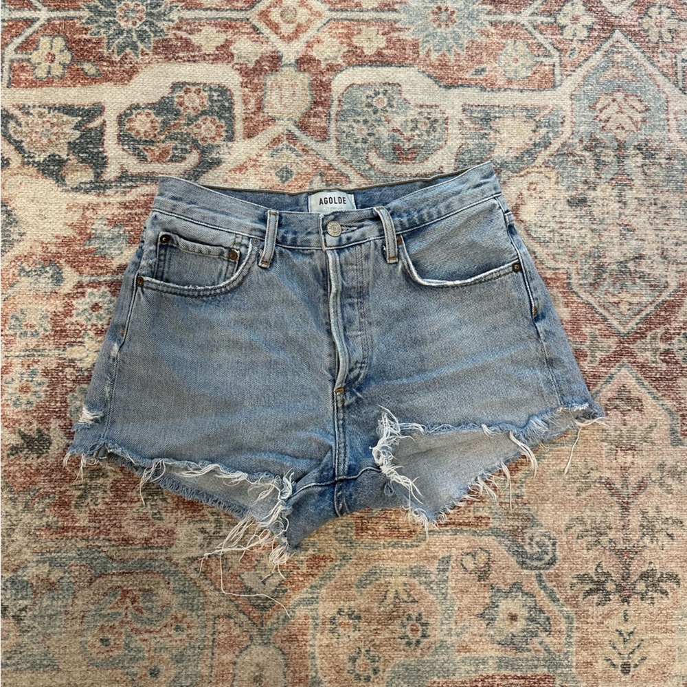 AGOLDE Parker denim shorts size 25
